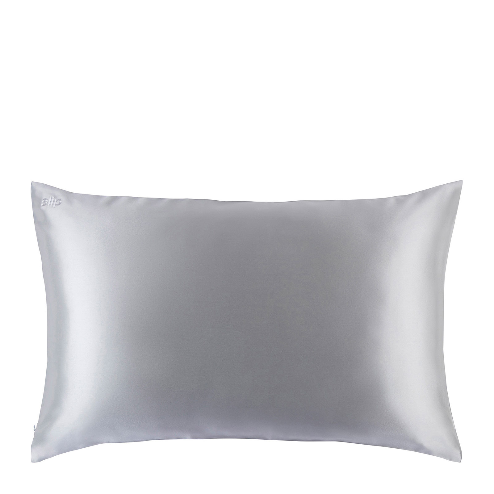 Slip Pure Silk Pillowcase Queen Size Silver